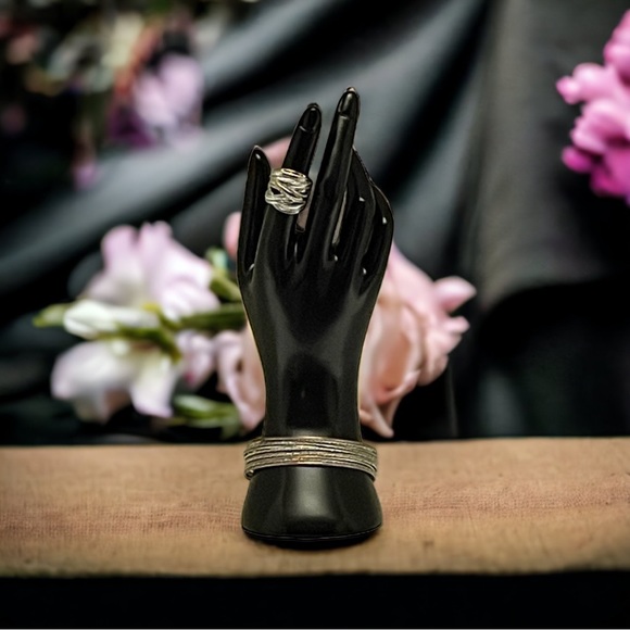 Copper & Silver Bangle Bracelet - Picture 9 of 11